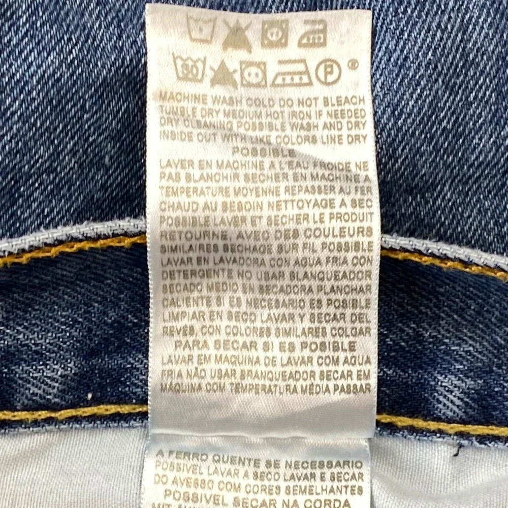 Levis 505 Jeans Mens 40x30 Blue 2013 Dark Stonewash Regular Straight Leg Denim